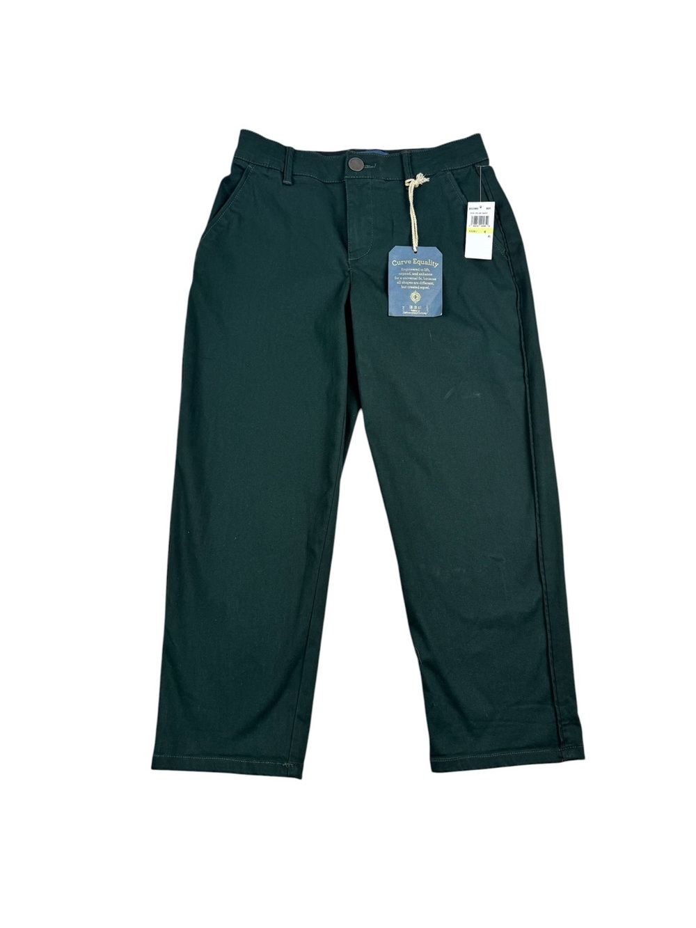 Democracy Pants Womens Size 4 “Ab"Solution High Rise Slimming Panels Green